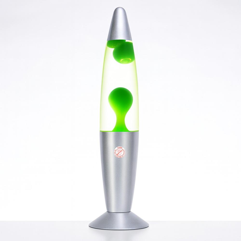 Lámpara de Lava LED Genérica Verde Retro Decorativa Luz de Ambiente Estilo Vintage