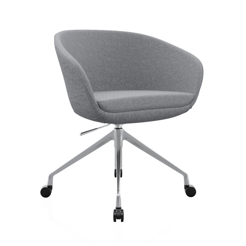 Poltrona Giratoria Bow Gris PN Ofideas