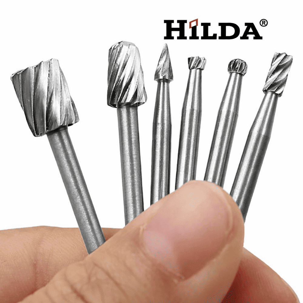 Kits Para Desbaste y Tallado en Madera Tipo Dremel 3mm x6pcs