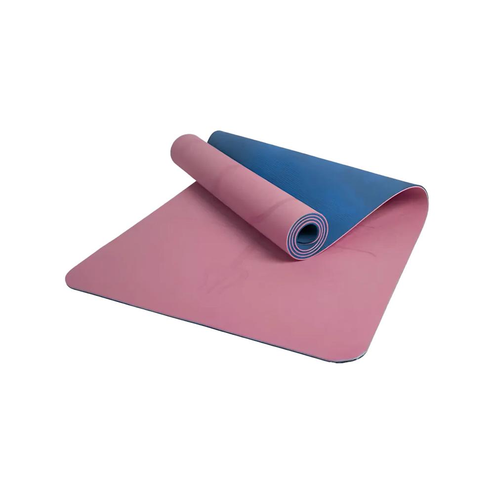 Tapete Yoga Antideslizante Rosado Azul 1.5m