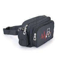 Canguro Médico Tipo Riñonera Negro