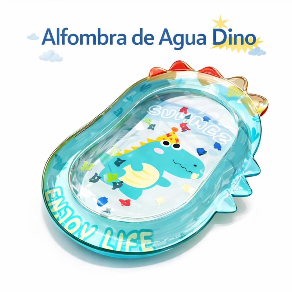 Tummy Time - Alfombra de Agua para Bebés - Dino