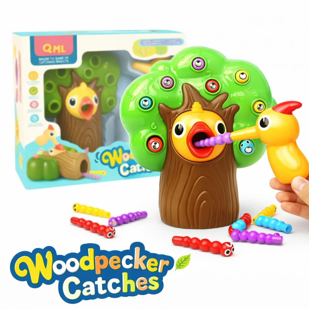 Pájaro Carpintero - Juego Didáctico Magnético