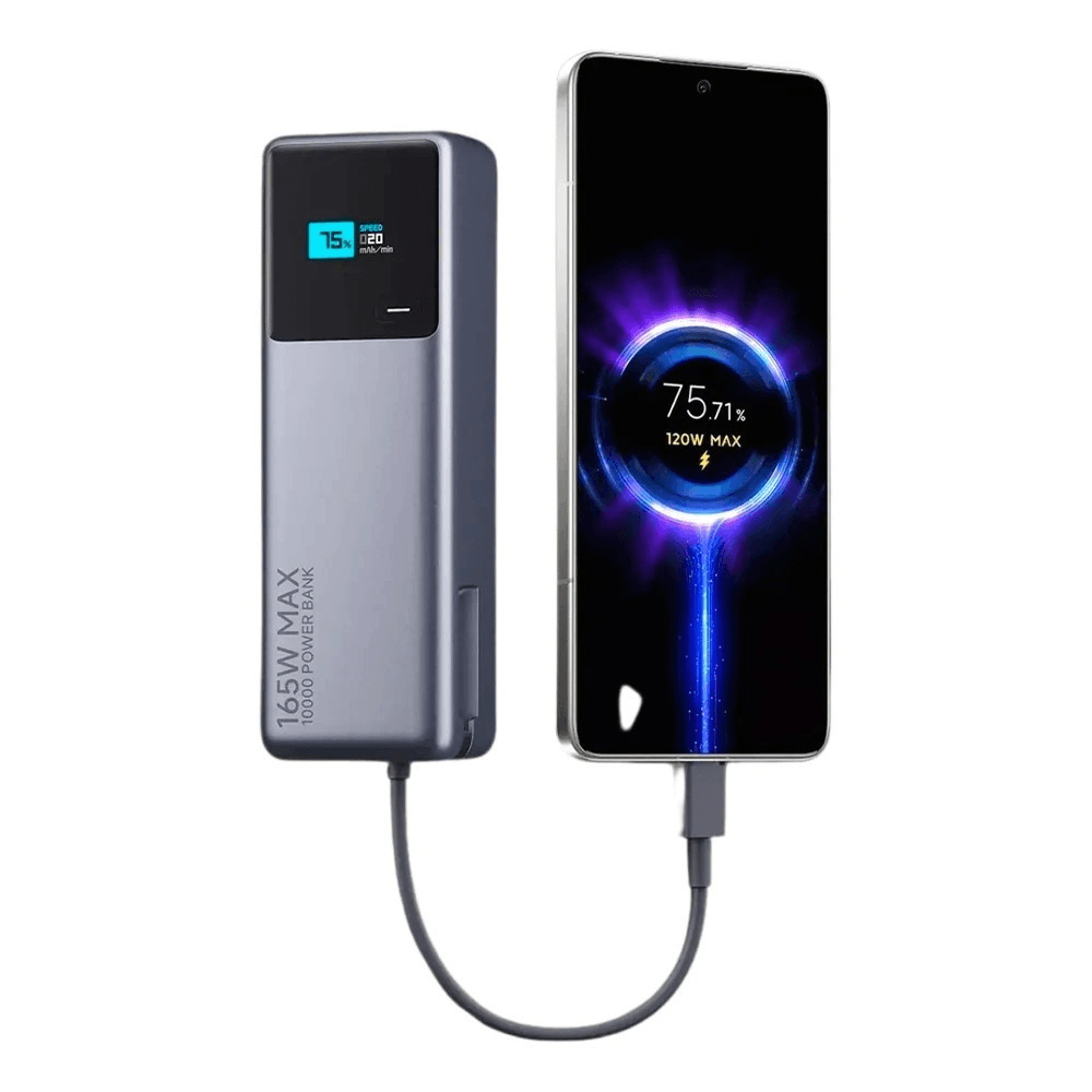 Power Bank Xiaomi 165W 10000mAh Batería Portátil con Cable Integrado