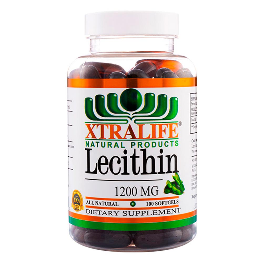 Lecitina de Soya - Xtralife Natural Products - 100 Softgels
