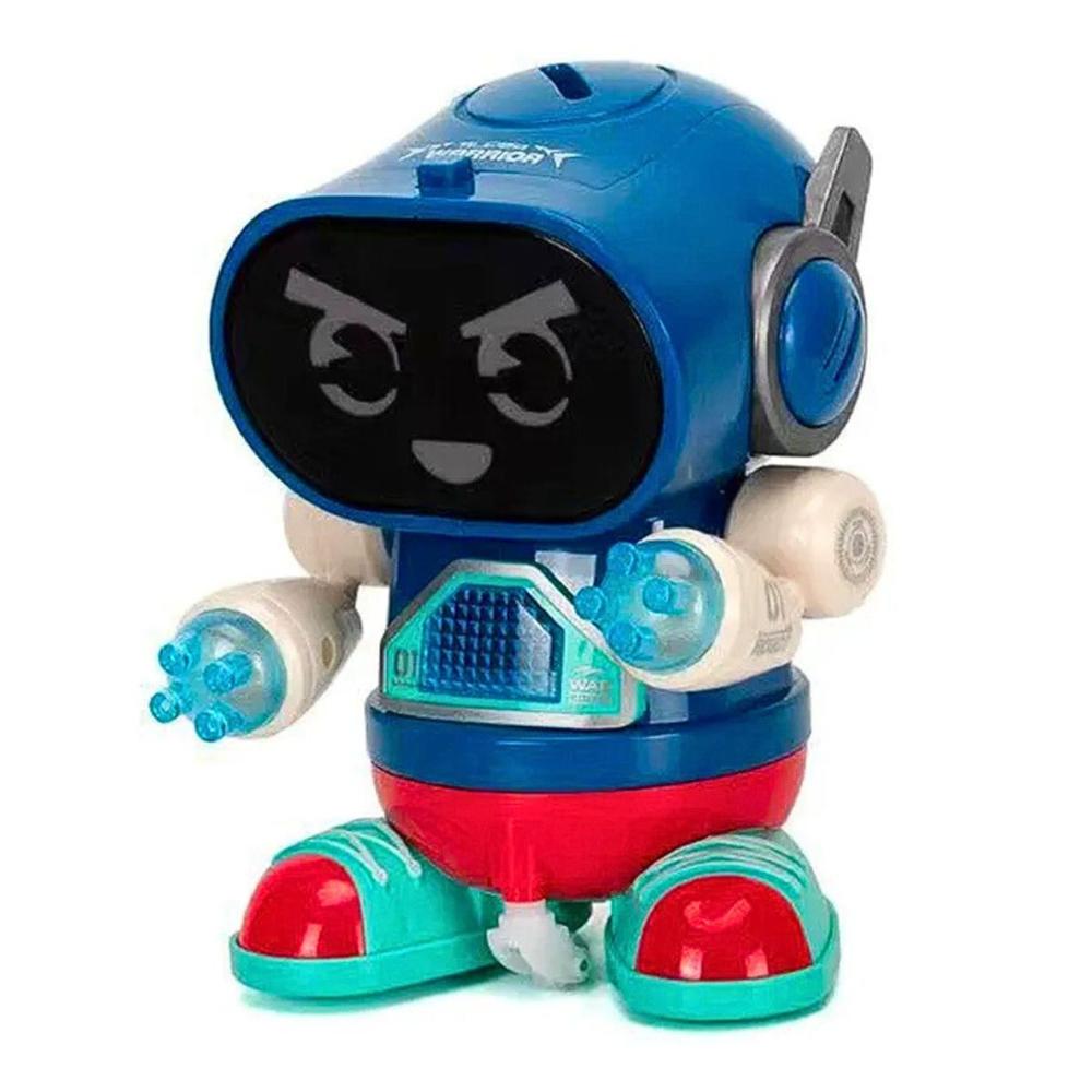 Juguete Divertido Robot Para Niños Camina Con Luces y Sonidos - Azul