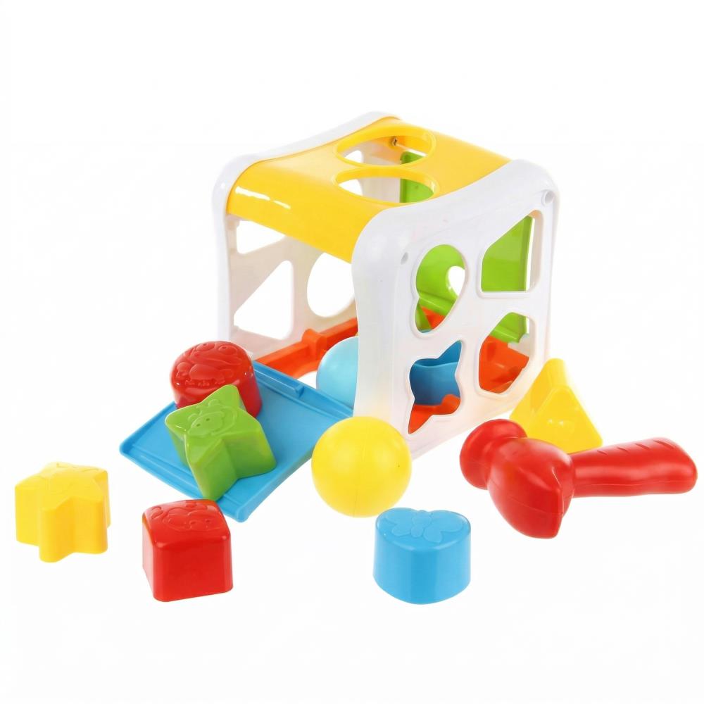 Juego de Encaje - Cubo Didáctico con martillo