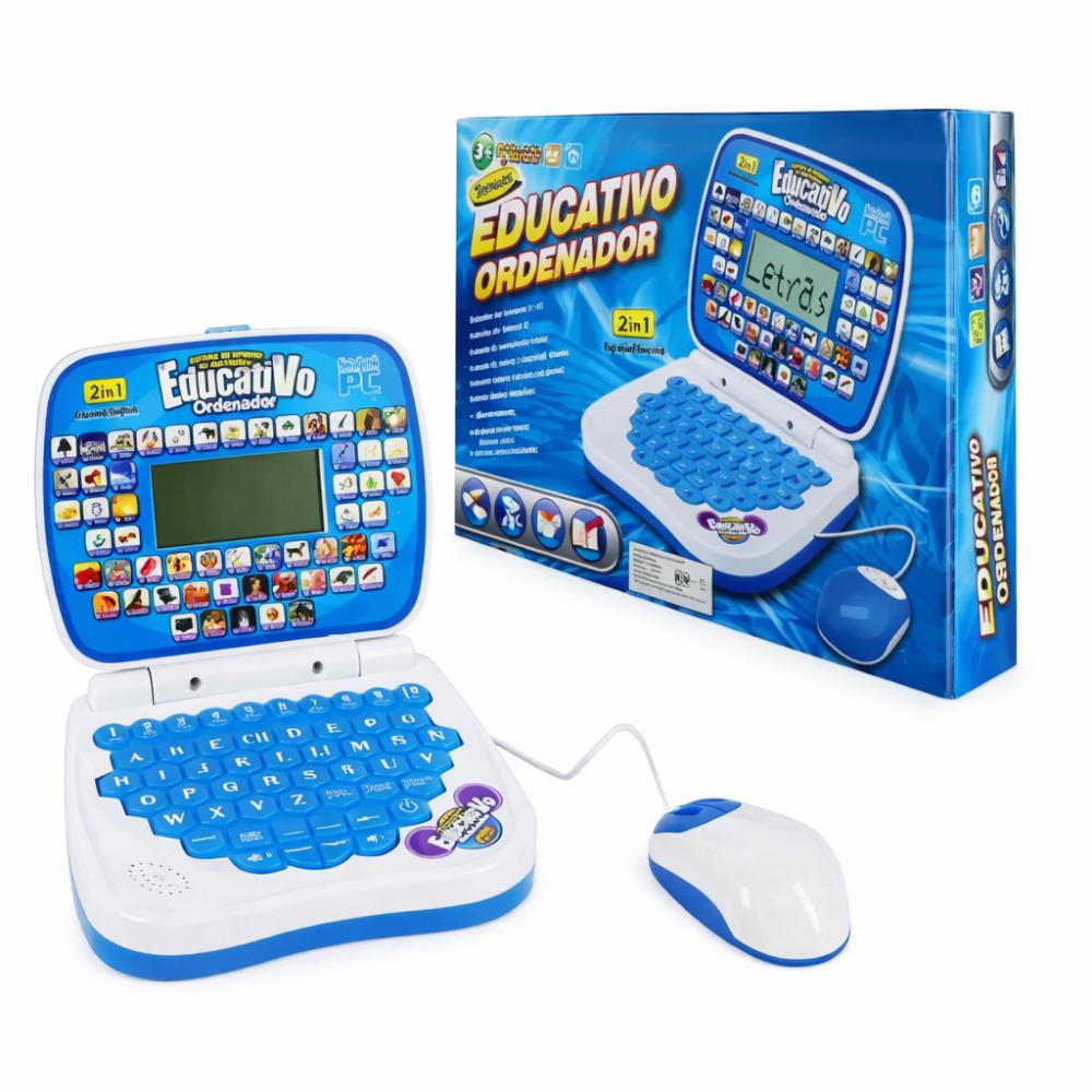 Mini laptop interactiva para niños - 2 en 1 Español Inglés