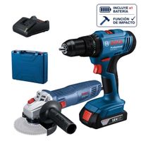 Taladro Percutor GSB 183 - amoladora GWS 710w Bosch 0615A002C2000