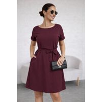 Vestido con Lazo Scuba