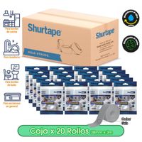 Cinta Impermeable Gris para baño y cocina 38mm x 3m - Caja x 20