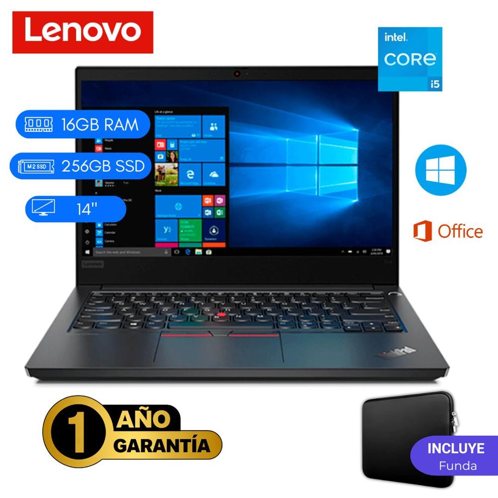 LENOVO THINKPAD E14 seminueva - CI5 11VA -16GB DDR4 - 256GB M.2 - 14 Pulgadas