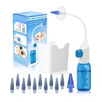 KIT LIMPIEZA DE OÍDOS CON IRRIGACIÓN MANUAL 0 PUNTAS SUAVES REPUESTO GENIEKA