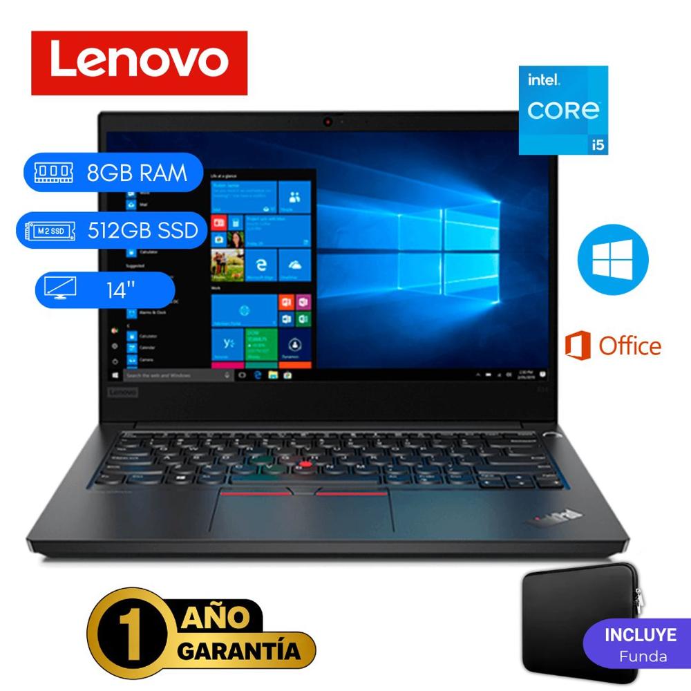 LENOVO THINKPAD E14 seminueva - CI5 11VA - 8GB DDR4 - 512GB M.2 - 14 Pulgadas