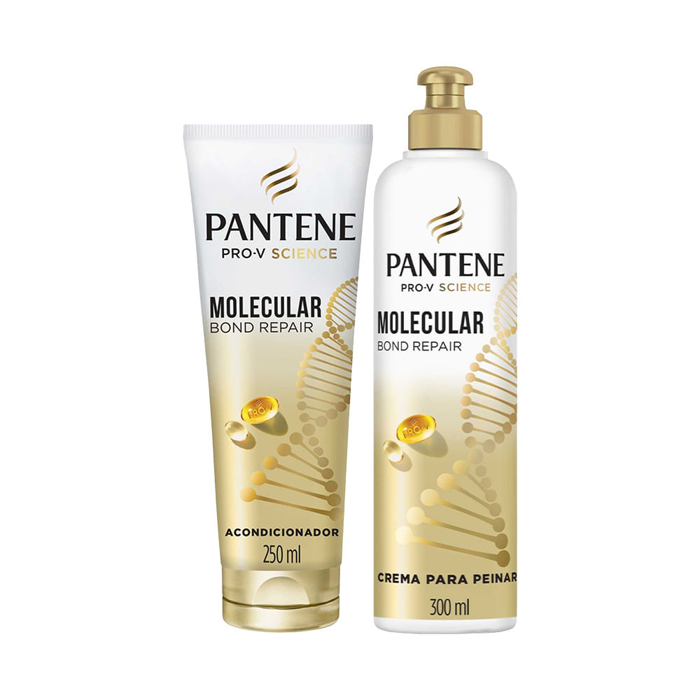 Pack PANTENE PRO-V Acondicionador Bond Repair Botella 250ml + Crema Botella 300ml