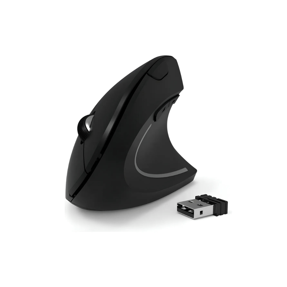 Mouse Vertical Inalámbrico Recargable Ergonómico