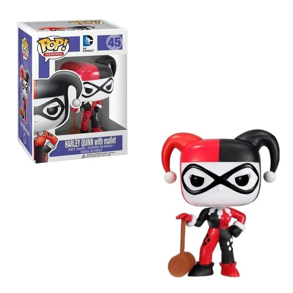 Funko Pop DC Comics - Harley Quinn con su martillo #45
