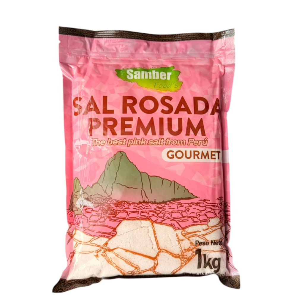 Sal de Maras Rosada Fina Premium 1kg