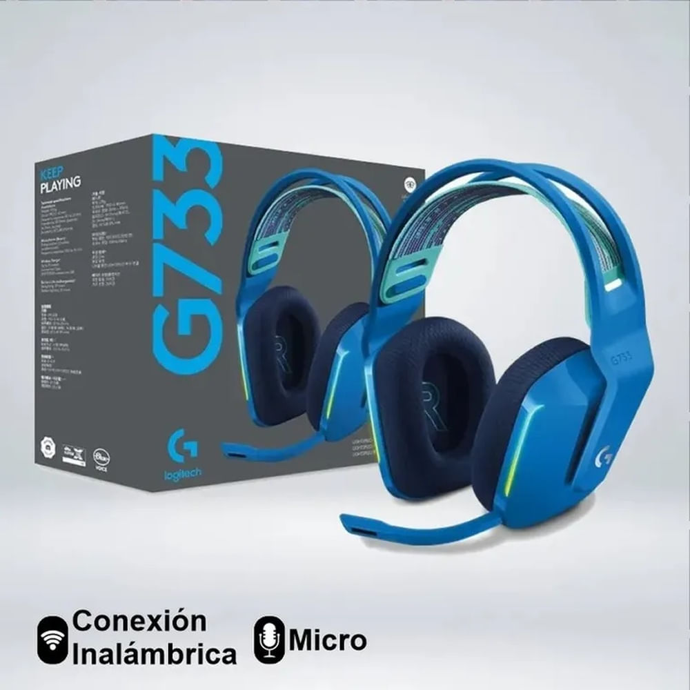 Audifono Logitech G733 Color azul