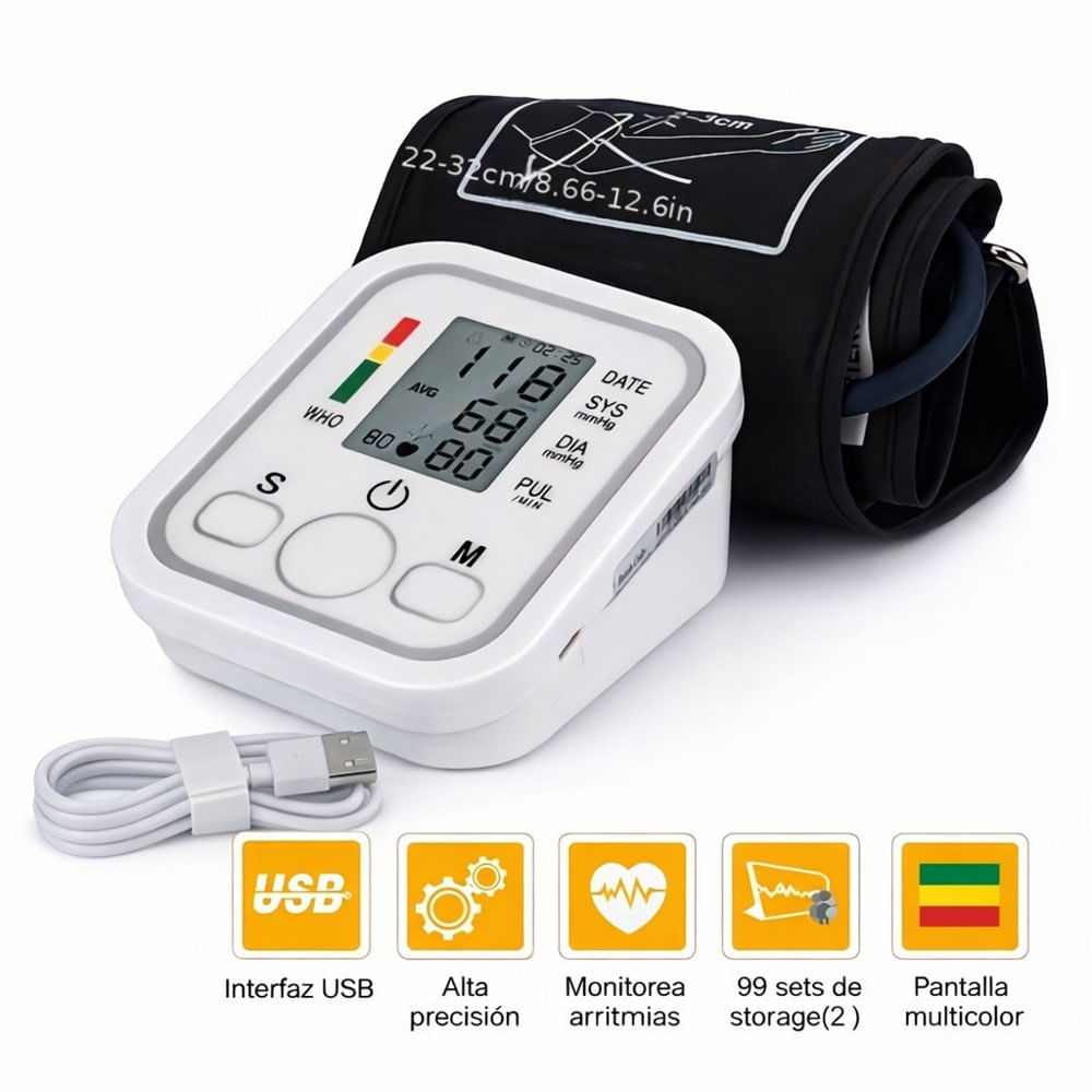 Tensiometro Digital de Brazo USB