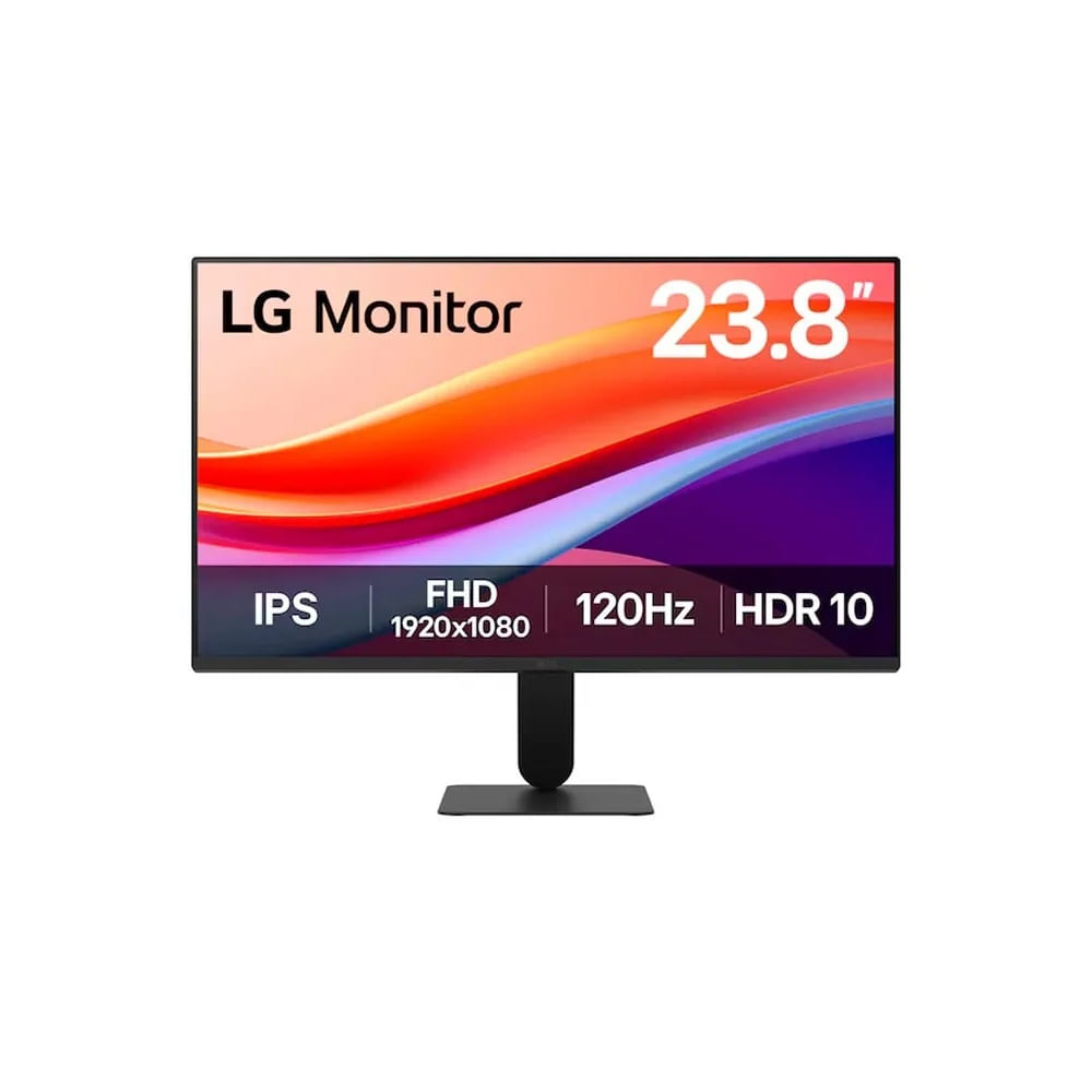 MONITOR LG 24U411A-B 120HZ/ 5MS/ IPS/ FHD/ VGA/ HDMI/ HDR10/ 23.8