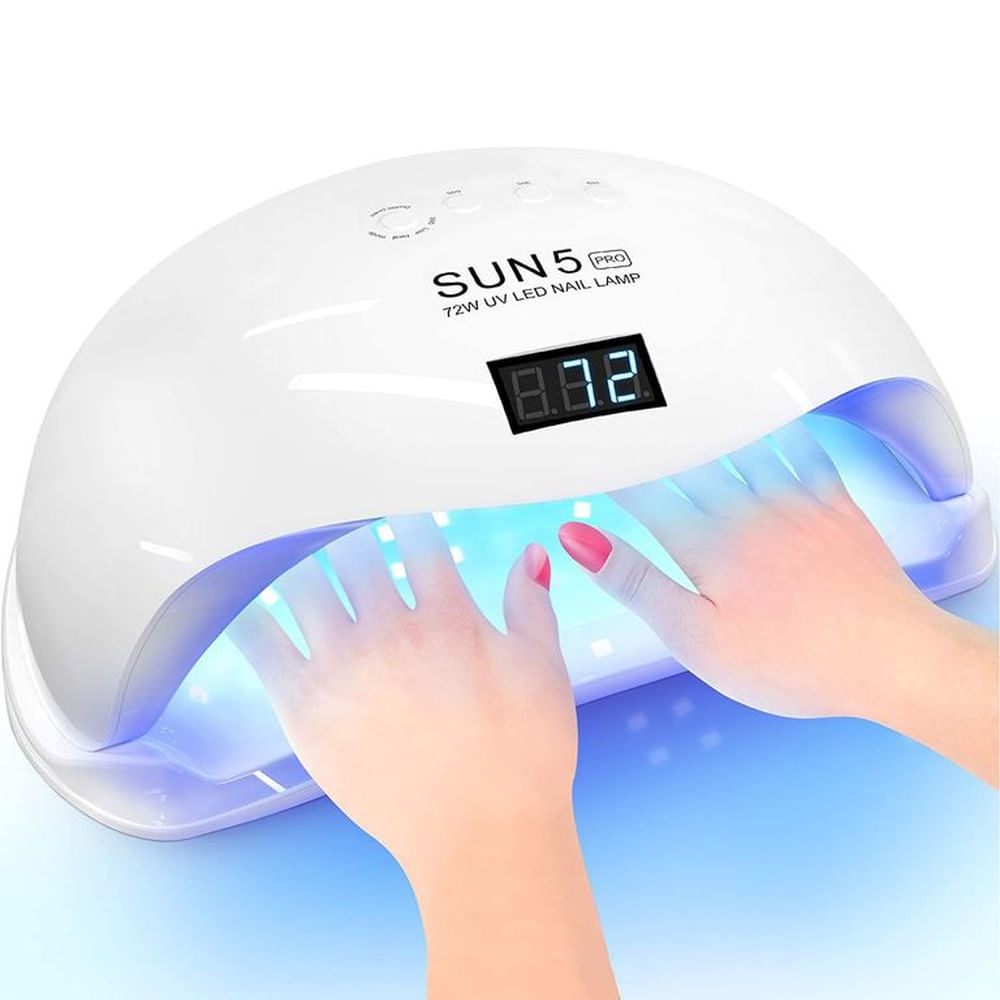 Lámpara Secadora Profesional SUN 5 LED Nail Lamp  de Uñas 48W