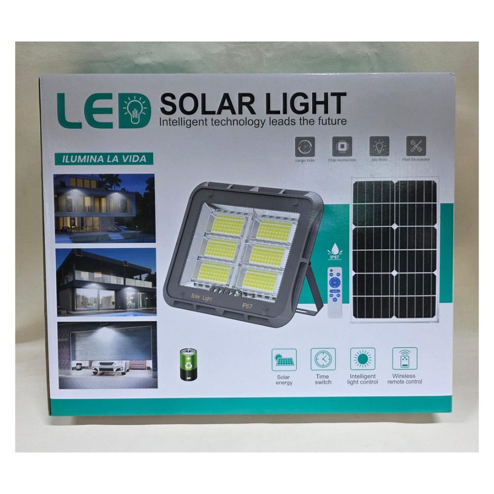 Lámpara Solar LED Con Carga Automática