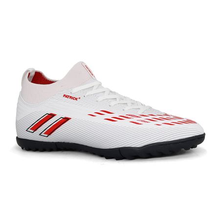Zapatillas De Fútbol Hombre PATRICK GIN-H26Q1 WHITE-RED 43.5