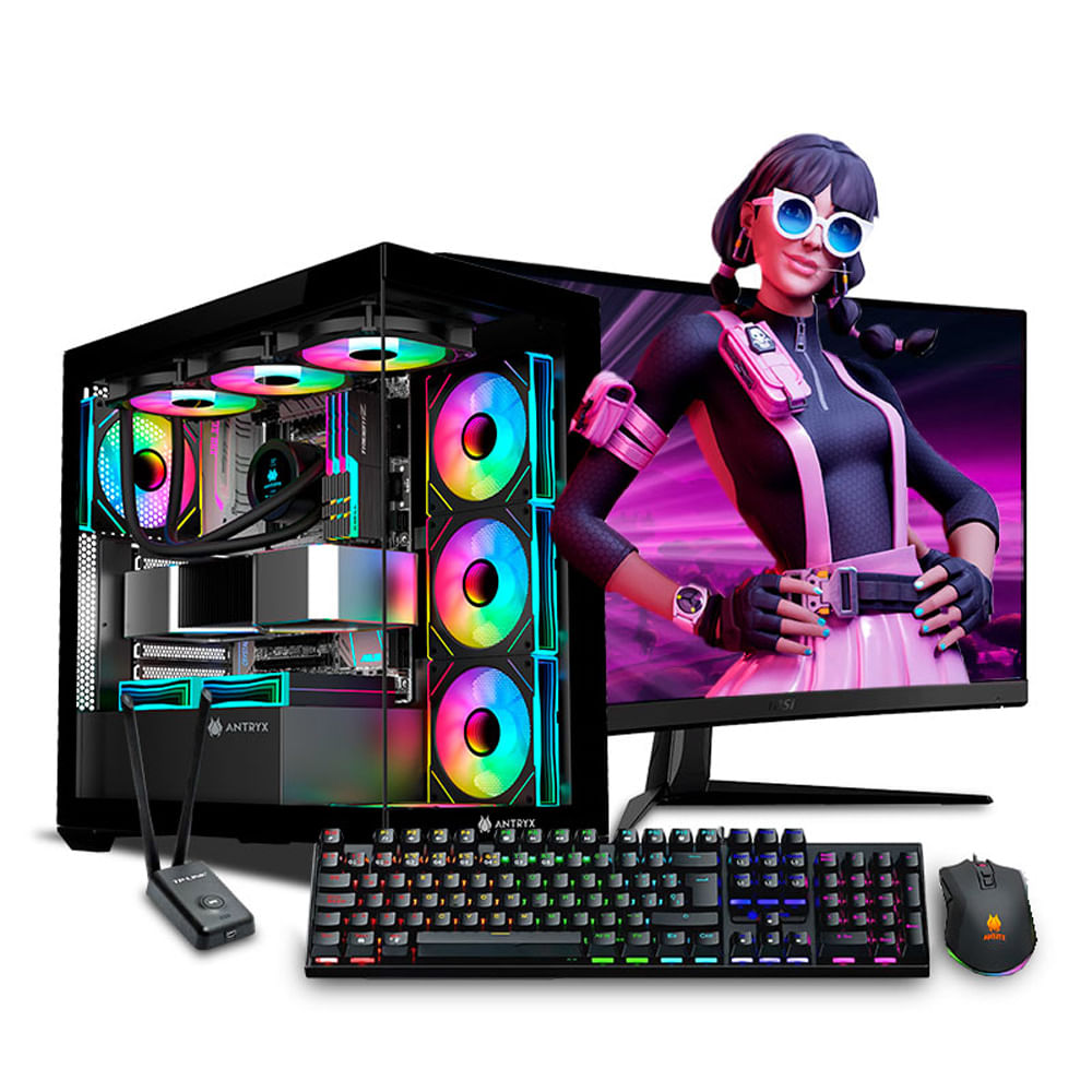COMPUTADORA PC GAMER INTEL CORE i9 Ultra 285K 32GB DDR5 1TB 27 RTX5070TI16GB MI PC LISTA MIPCLISTA