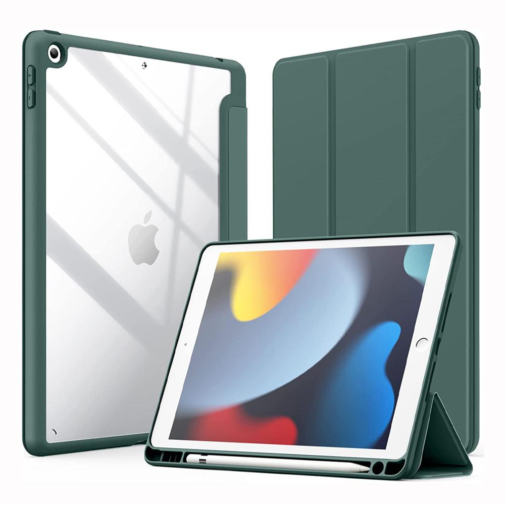 Case Hibrido para iPad 7ma 8va 9na Generación 10.2 - Verde Dark