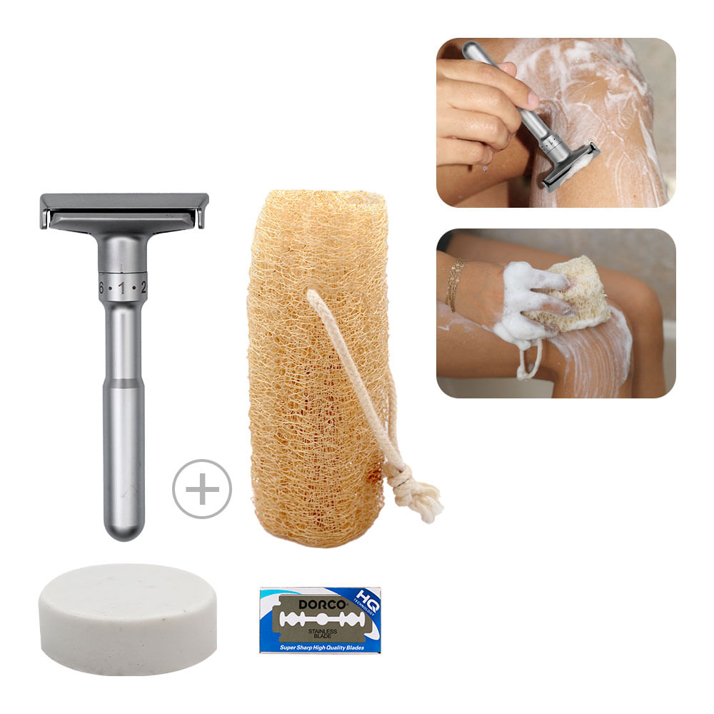 Pack Rasurado Zero Waste con Rasurado Acero Bamboo Balance