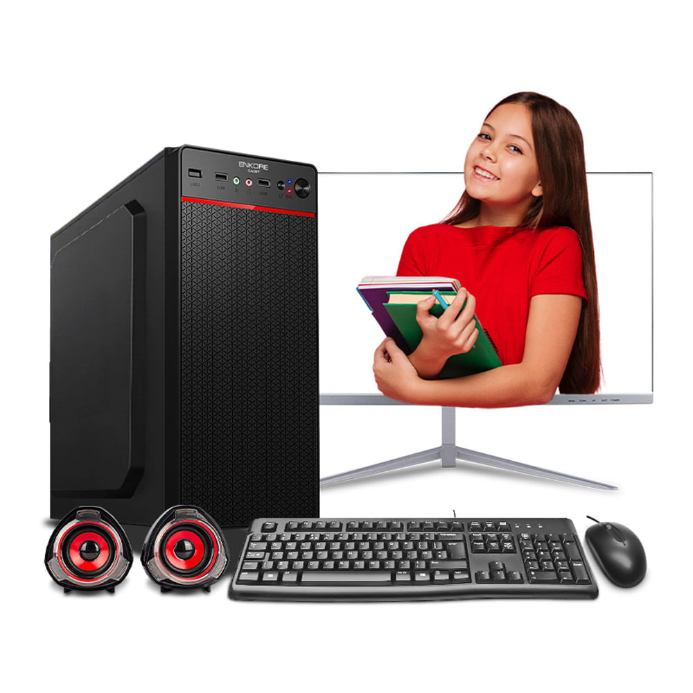 COMPUTADORA INTEL CORE I5 10400 16GB 500GB 22 IPS ESCRITORIO MI PC LISTA MIPCLISTA