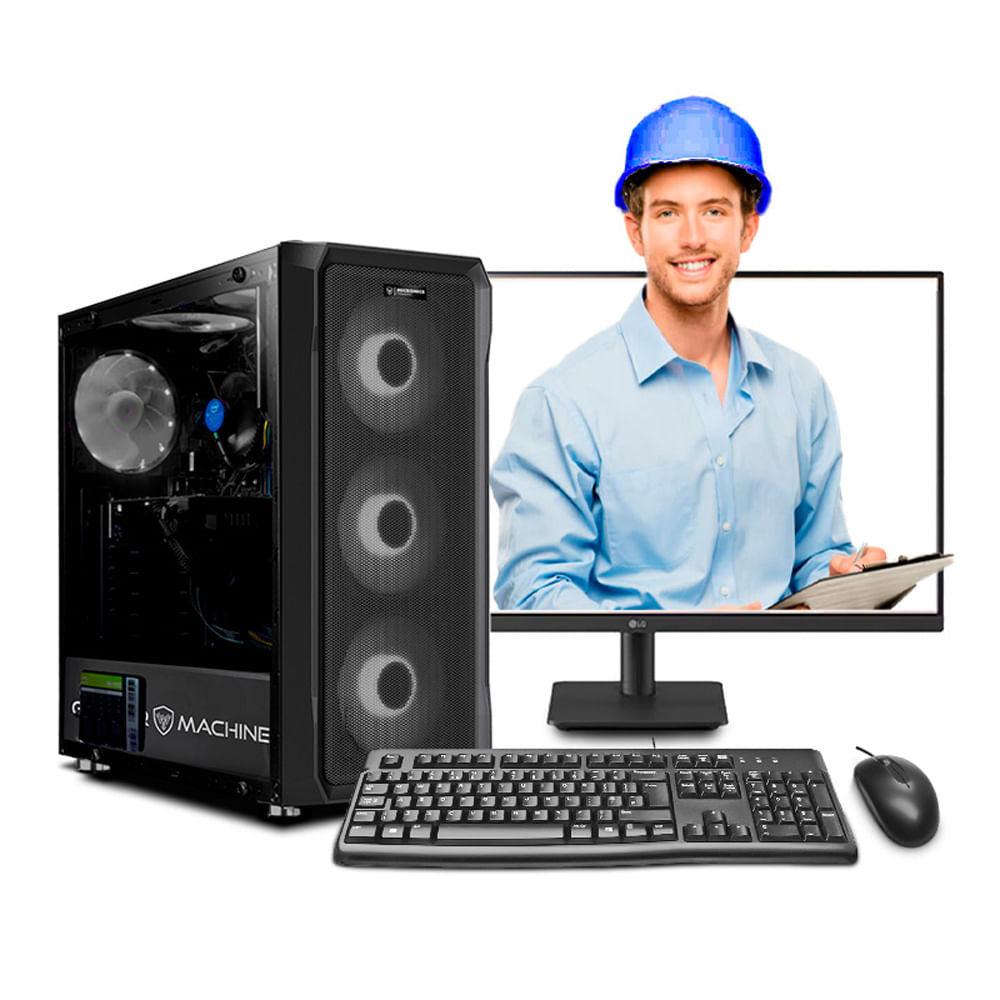 COMPUTADORA INTEL CORE I7 12700F 16GB 500GB 24IPS RTX5060 8GB PC INGENIERÍA MI PC LISTA MIPCLISTA