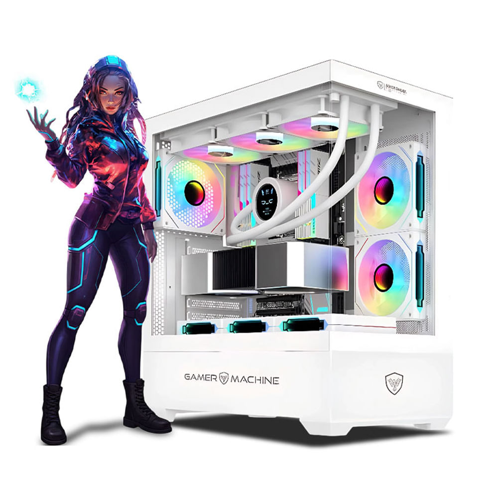 CPU GAMER RYZEN 7 5700 32GB 500GB RTX5050 8GB PINK MI PC LISTA - MIPCLISTA COMPUTADORA