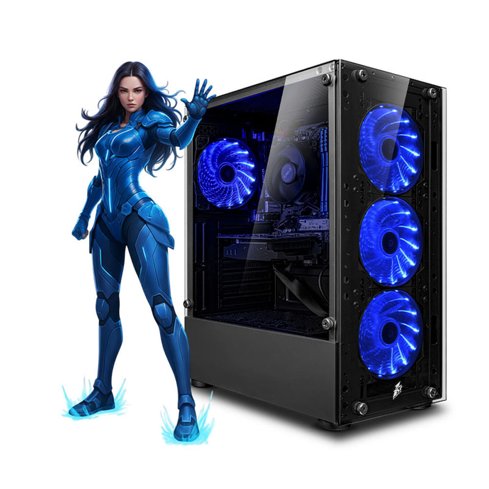 CPU GAMER RYZEN 7 5700 16GB 500GB RTX5060 8GB BLUE MI PC LISTA - MIPCLISTA COMPUTADORA