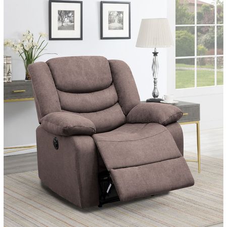 Sillón Reclinable eléctrico 1 Cuerpo  Gianluca Chocolate