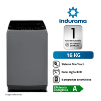 Lavadora Indurama Automatica de 16kg LRI-16DGR
