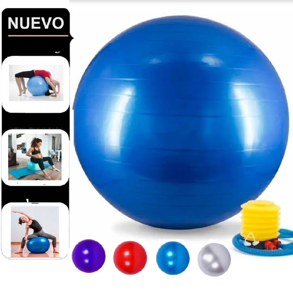 Pelota Yoga Pilates Terapéutica con Inflador 75
