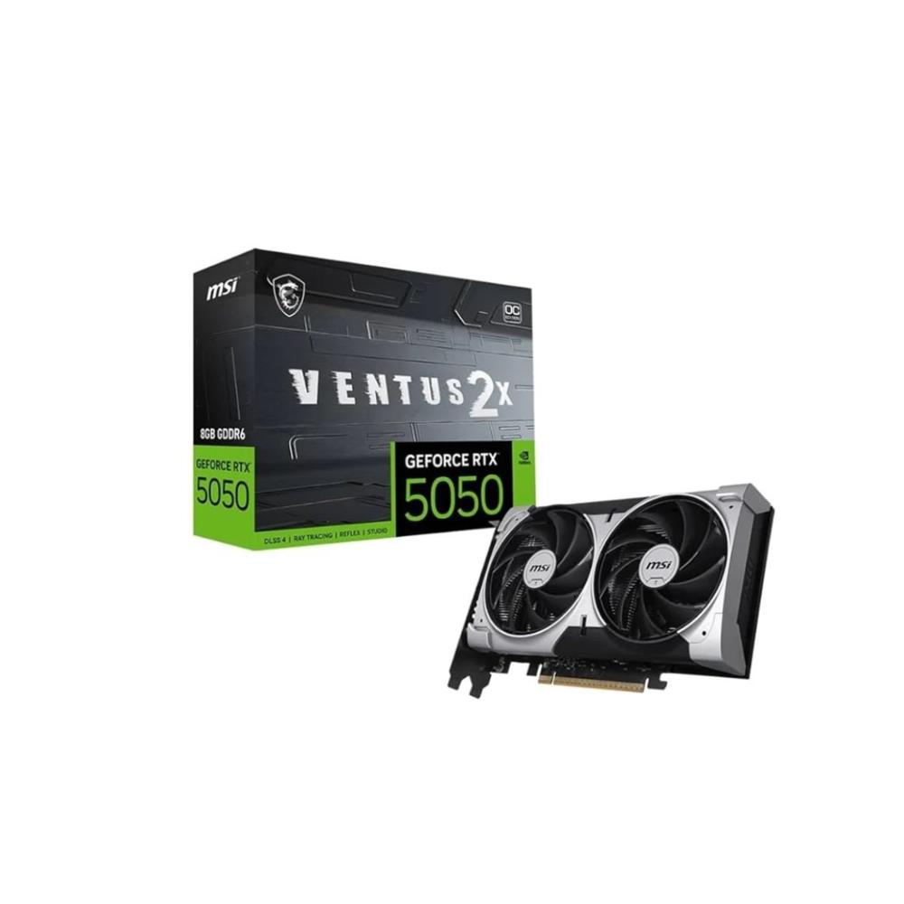 TARJETA GRAFICA GEFORCE MSI RTX 5050 8G VENTUS X2 OC 912-V538-010