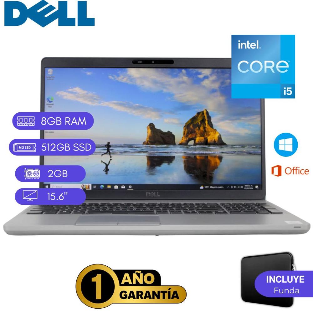 DELL LATITUDE 5511 seminueva - CI5 10MA - 8GB DDR4 - 512GB SSD - 2GB VIDEO - 15.6 pulgadas