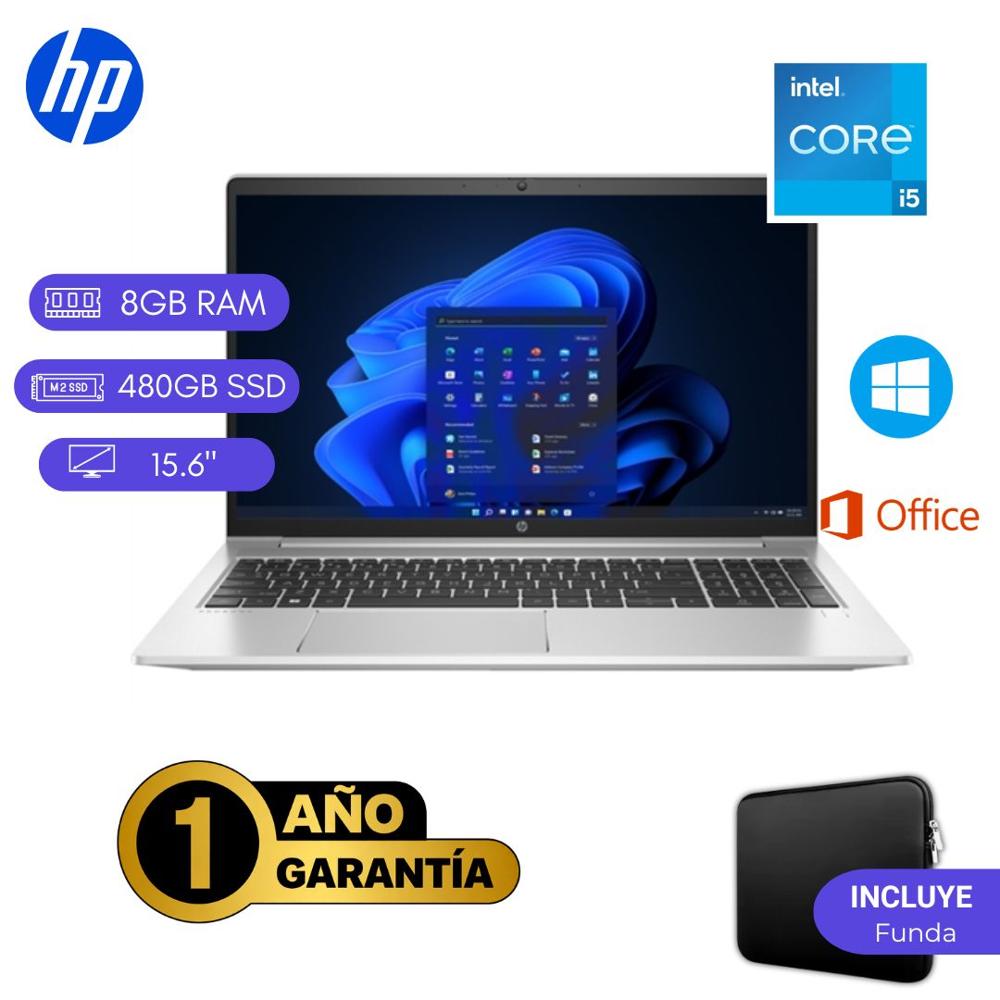 HP PROBOOK 450 G9 seminueva - CI5 12VA - 8GB DDR4 - 480GB SSD - 15.6'