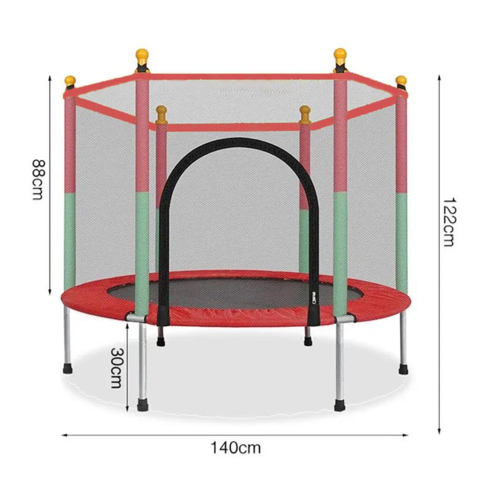 Cama Saltarina Trampolin 1.4 M Base Roja