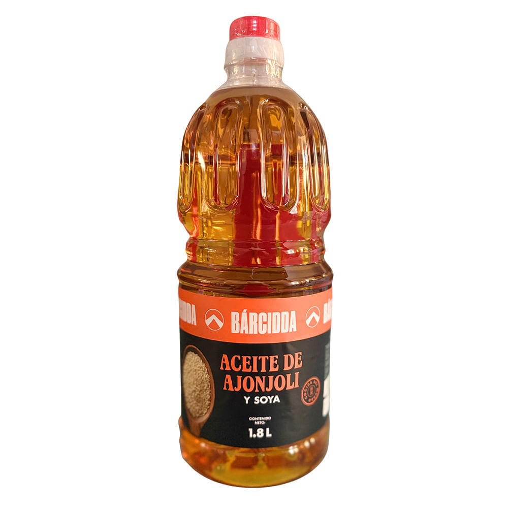 Aceite de Ajonjolí y Soya BARCIDDA Botella 1.8L