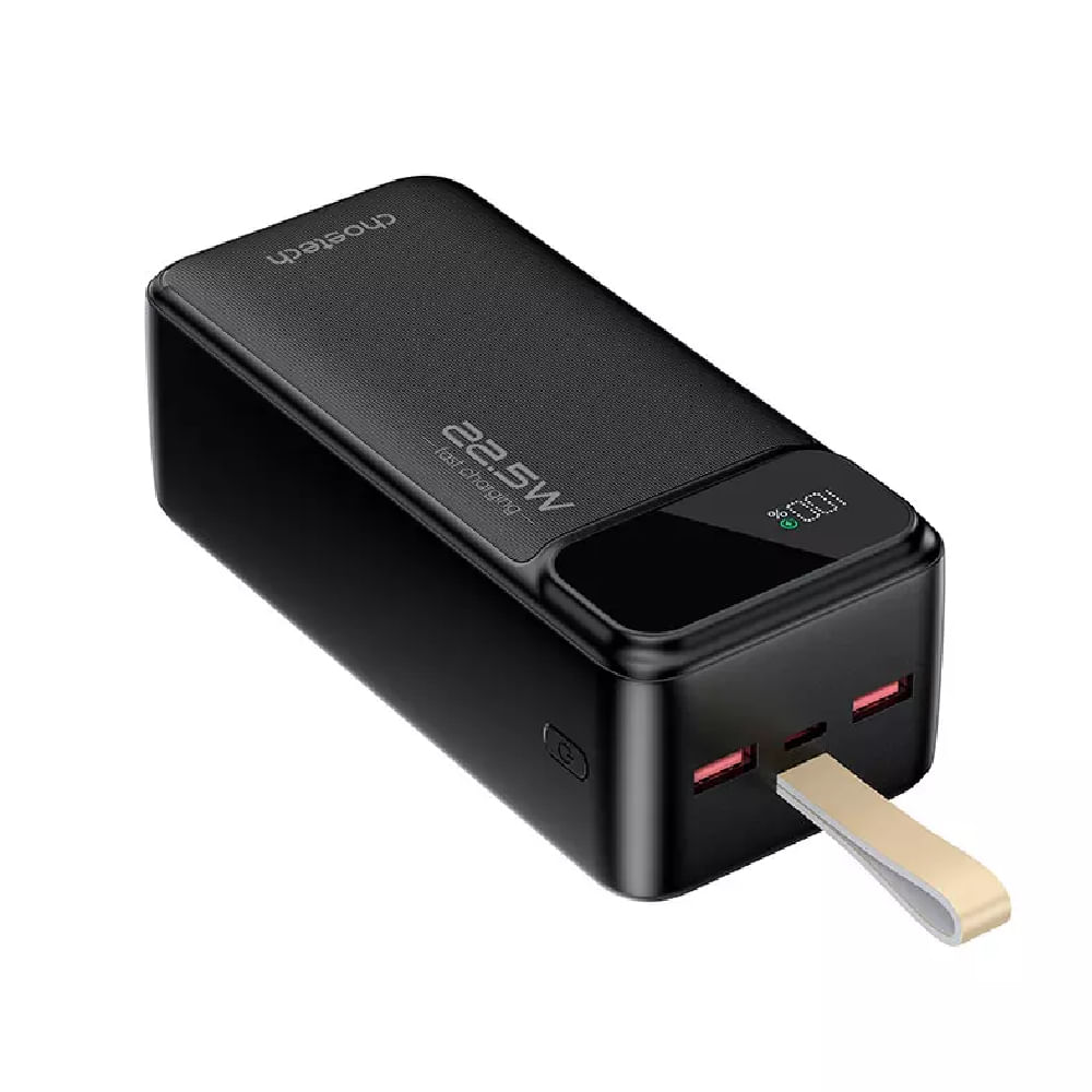 Power Bank Choetech B731-ACBK 40000mAh 22.5W Carga Rápida PD USB-C Triple Salida