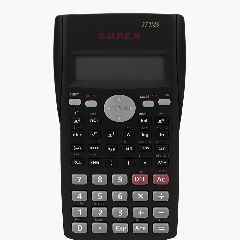 Calculadora Científica 240 Funciones Color Negro Clásico - Ideal para Oficina y Estudiantes