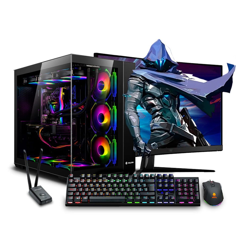 COMPUTADORA PC GAMER INTEL CORE i9 ULTRA 285K 64GBDDR5 1TB 27 RTX5080 16GB MI PC LISTA MIPCLISTA