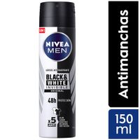 Antitranspirante para Hombre en Spray NIVEA Invisible B&W Male Frasco 150ml