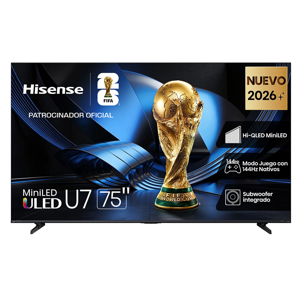 Televisor HISENSE MiniLed 75"" UHD 4K Smart TV 75U7ESG