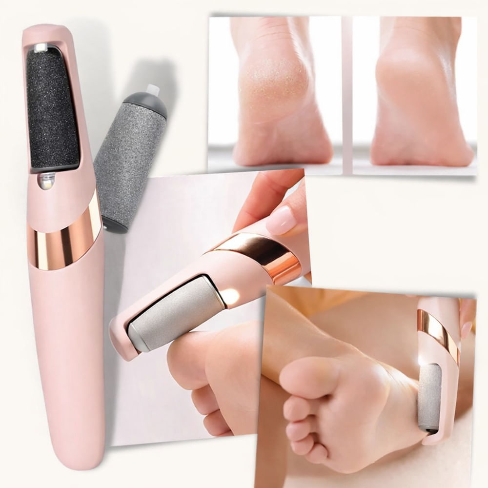 Removedor Eléctrico de Callos Recargable con Luz LED