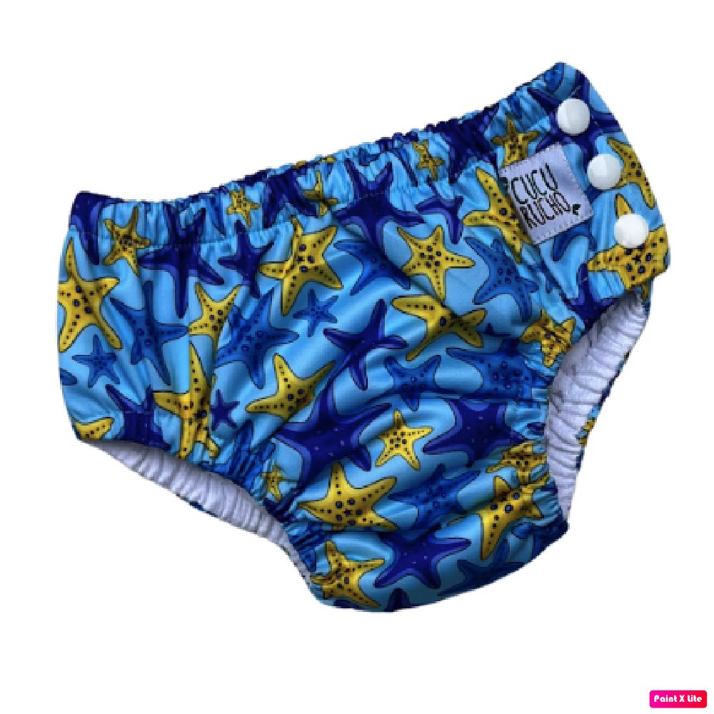 PAÑAL NATACIÓN XL - ESTRELLAS
